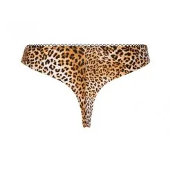 Antigel Libre Panthère String ECH0038 Noir Et Fauve