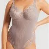 Body Emboîtant Louisa Bracq Julia (Taupe) -Soutien Gorge Soldes body emboitant louisa bracq julia taupe