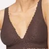 Brassière Top Sloggi Zero Feel Lace (Ebony Brown)