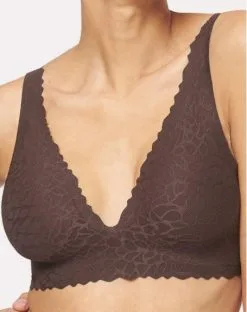 Brassière Top Sloggi Zero Feel Lace (Ebony Brown)