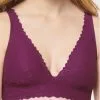 Brassière Top Sloggi Zero Feel Lace (Wine) 1 Brassière Top Sloggi Zero Feel Lace (Wine) -Soutien Gorge Soldes brassiere top sloggi zero feel lace wine