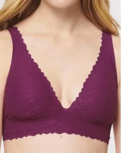 Brassière Top Sloggi Zero Feel Lace (Wine)