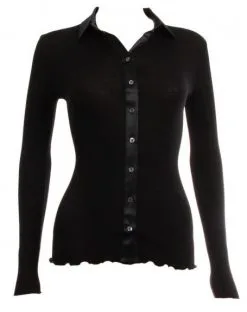 Chemisier Oscalito "Elegante" 6350 (Noir)