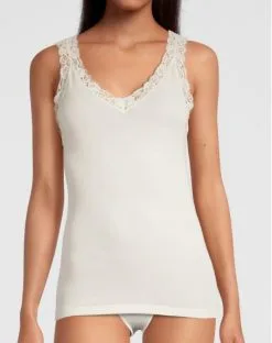 Débardeur Dentelle Leavers Oscalito 3300 (Ivoire)