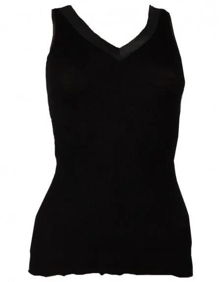 Débardeur Oscalito Plissé Bord Satin 4247 (Noir) 3 Débardeur Oscalito Plissé Bord Satin 4247 (Noir)