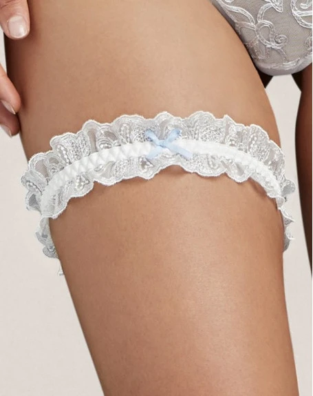 Jarretière Aubade Pour Toujours (Opale) 2 Jarretière Aubade Pour Toujours (Opale)