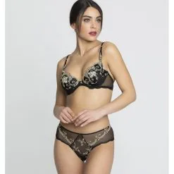 Lise Charmel Déesse En Glam Shorty ACH0415 Or Glamour -Soutien Gorge Soldes lise charmel deesse en glam shorty ach0415 or glamour 1 3