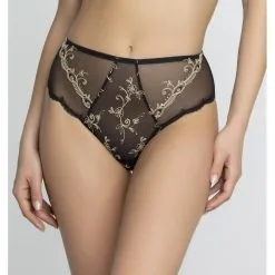 Lise Charmel Déesse En Glam Slip Taille Haut ACH0315 Or Glamour -Soutien Gorge Soldes lise charmel deesse en glam slip taille haut ach0315 or glamour 2