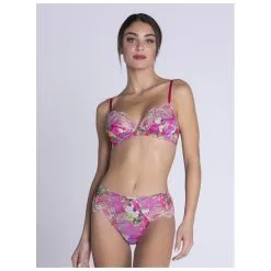 Lise Charmel Envolée De Fleurs Fuchsia Shorty ACH0483 -Soutien Gorge Soldes lise charmel envolee de fleurs fuchsia shorty ach0483 4