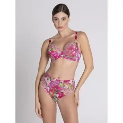 Lise Charmel Envolée De Fleurs Fuchsia Slip Haut ACH0383 -Soutien Gorge Soldes lise charmel envolee de fleurs fuchsia slip haut ach0383 3