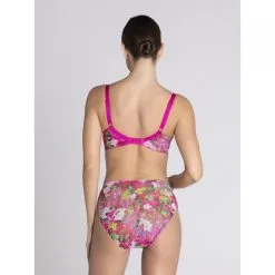 Lise Charmel Envolée De Fleurs Fuchsia Slip Haut ACH0383 -Soutien Gorge Soldes lise charmel envolee de fleurs fuchsia slip haut ach0383 5
