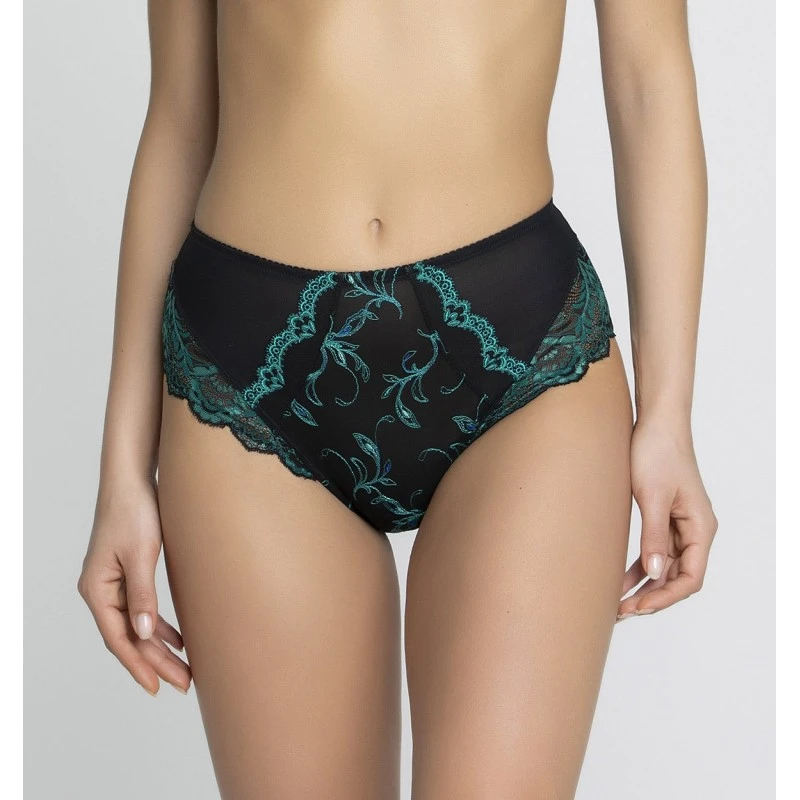 Lise Charmel Secrete Emeraude Slip Taille Haut BCH0330 Vert 3 Lise Charmel Secrete Emeraude Slip Taille Haut BCH0330 Vert