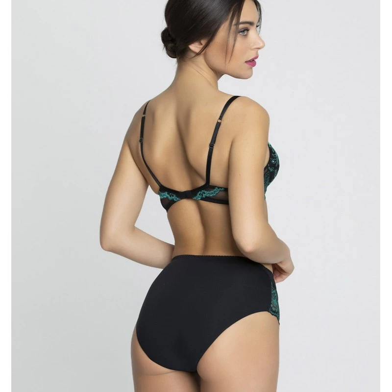 Lise Charmel Secrete Emeraude Slip Taille Haut BCH0330 Vert 6 Lise Charmel Secrete Emeraude Slip Taille Haut BCH0330 Vert – Image 4