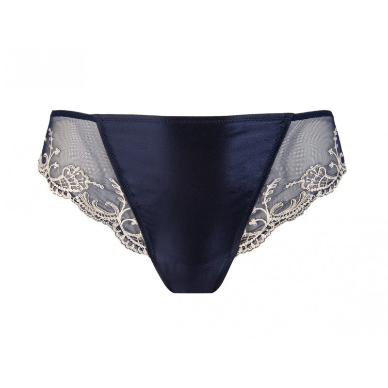 LISE CHARMEL SPLENDEUR SOIE MARINE SLIP FANTAISIE ACC0280 3 LISE CHARMEL SPLENDEUR SOIE MARINE SLIP FANTAISIE ACC0280