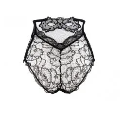 LISE CHARMEL SOIR DE VENISE NOIR SLIP RETRO ACA0603 7 LISE CHARMEL SOIR DE VENISE NOIR SLIP RETRO ACA0603 -Soutien Gorge Soldes lise soir de venise retro 1