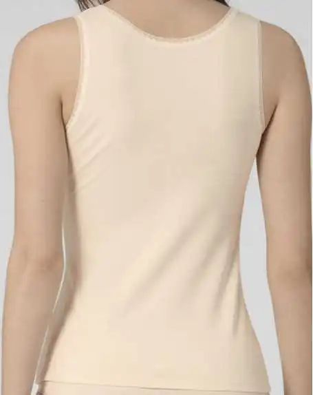 Lot De 2 Débardeurs Sloggi GO (Coton Bio) Poudré 5 Lot De 2 Débardeurs Sloggi GO (Coton Bio) Poudré – Image 3