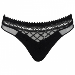 LOUISA BRACQ PACO NOIR SLIP 485-30 -Soutien Gorge Soldes louisa bacq paco noir slip 485 30 2