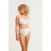 Louisa Bracq Electric Waves Nacre Culotte Taille Haute 49450 -Soutien Gorge Soldes louisa bracq electric waves nacre culotte taille haute 49450