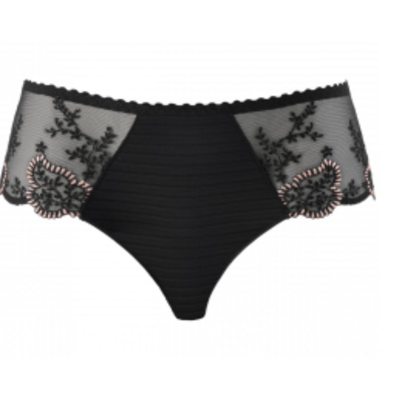 LOUISA BRACQ ELISE NOIR BRODERIE NUDE SHORTY 419-40 4 LOUISA BRACQ ELISE NOIR BRODERIE NUDE SHORTY 419-40 – Image 2