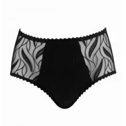 LOUISA BRACQ JULIA NOIR CULOTTE HAUTE 477-50 -Soutien Gorge Soldes louisa bracq julia noir culotte haute 2