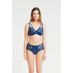 LOUISA BRACQ SERIE BLEU COBALT CULOTTE 471-50 7 LOUISA BRACQ SERIE BLEU COBALT CULOTTE 471-50 -Soutien Gorge Soldes louisa bracq serie bleu cobalt culotte 471 50 2