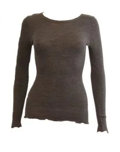 Maillot De Corps Col Rond Oscalito 3446R (Chocolat)