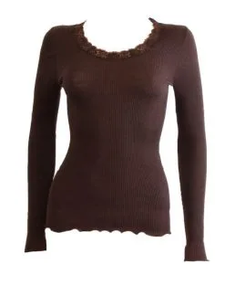 Maillot De Corps Manches Longues Oscalito 3416 (Chocolat)