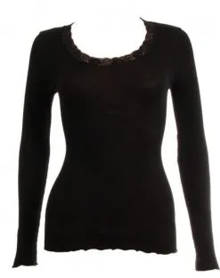 Maillot De Corps Manches Longues Oscalito 3416 (Noir) -Soutien Gorge Soldes maillot de corps manches longues oscalito 3416 noir 2