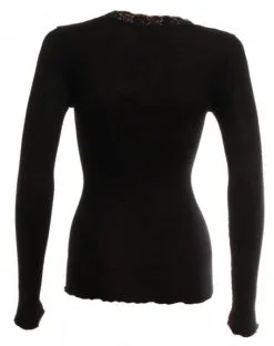 Maillot De Corps Manches Longues Oscalito 3416 (Noir) -Soutien Gorge Soldes maillot de corps manches longues oscalito 3416 noir 3