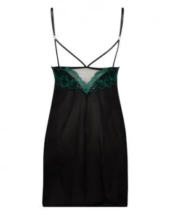 Nuisette Sexy Lise Charmel Secrète Emeraude (Emeraude Intime) -Soutien Gorge Soldes nuisette sexy lise charmel secrete emeraude emeraude intime 4