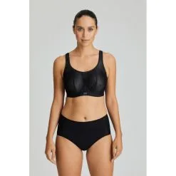 PRIMA DONNA PrimaDonna Sport The Game Noir Slip Taille Haute 6000550 -Soutien Gorge Soldes prima donna sport the game noir slip taille haute 6000550 4
