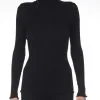 Pull Col Cheminée Laine & Soie Oscalito 3429 (Noir) -Soutien Gorge Soldes pull col cheminee laine soie oscalito 3429 noir
