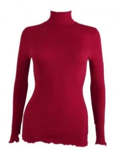 Pull Col Cheminée Oscalito 3429 (rouge)