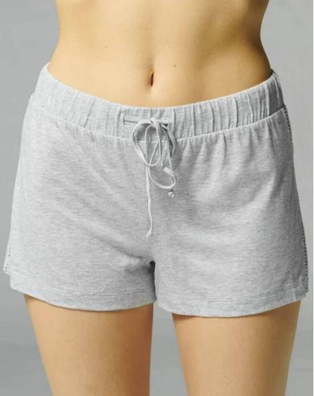 Simone Perele Short De Nuit Simone Pérèle Brume (Gris Minéral) 3 Simone Perele Short De Nuit Simone Pérèle Brume (Gris Minéral)