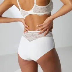 SIMONE PERELE KARMA IVOIRE CULOTTE TAILLE HAUTE 12V770