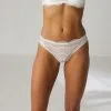 SIMONE PERELE KARMA IVOIRE SLIP 12V720 -Soutien Gorge Soldes simone perele karma ivoire slip 12v720
