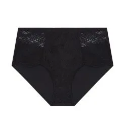 SIMONE PERELE KARMA NOIR CULOTTE TAILLE HAUTE 12V770 -Soutien Gorge Soldes simone perele karma noir culotte taille haute 12v770 2