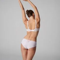 Simone Perele Opaline Blanc Shorty 1B2630.011 -Soutien Gorge Soldes simone perele opaline blanc shorty 1b2630011 4