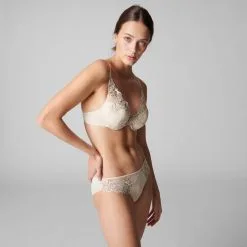 Simone Perele Saga Beige Topaze Tanga 15C700 -Soutien Gorge Soldes simone perele saga beige topaze tanga 15c700 2