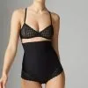 SIMONE PERELE SUBTILE NOIR GAINE TAILLE HAUTE 19Y774