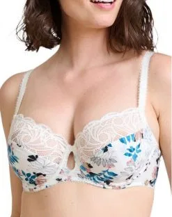 Sans Complexe Lingerie Soutien-gorge Armatures Classique Sans Complexe Ariane Fantaisy (Floral Ivoire)