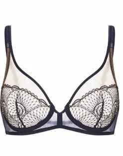 Simone Perele Soutien-gorge Armatures Plunge Simone Pérèle Reflet (Minuit) -Soutien Gorge Soldes soutien gorge armatures plunge simone perele reflet minuit 2