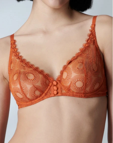 Simone Perele Soutien-gorge Avec Armature Décolleté Plongeant Simone Pérèle Utopia (Ambre Jaipur) 3 Simone Perele Soutien-gorge Avec Armature Décolleté Plongeant Simone Pérèle Utopia (Ambre Jaipur)