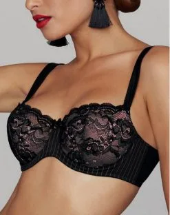 Soutien-gorge Balconnet Rosa Faia Antonia (Noir)