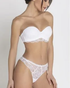 Soutien-gorge Bandeau à Bretelles Amovibles Lise Charmel Féérie Couture (Blanc) -Soutien Gorge Soldes soutien gorge bandeau a bretelles amovibles lise charmel feerie couture blanc 3