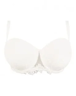 Soutien-gorge Bandeau Bonnets Confort Bretelles Amovibles Lise Charmel Imagine La Beauté (Ecru Nacre)