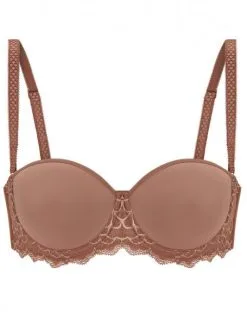 Simone Perele Soutien-gorge Bandeau Simone Pérèle Caresse (Brun Coco) -Soutien Gorge Soldes soutien gorge bandeau simone perele caresse brun coco 2