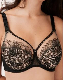 Soutien-gorge Classique Armatures Empreinte Agathe (Noir)