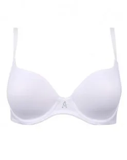 Soutien-gorge Coque Décolleté Plongeant Antigel Culte Beauté (Blanc)
