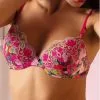 Soutien-gorge Coque Lise Charmel Envolée De Fleurs (Envolée Fuschia) -Soutien Gorge Soldes soutien gorge coque lise charmel envolee de fleurs envolee fuschia